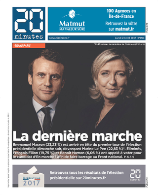 Emmanuel Macron and Marine Le Pen will face each other in a runoff May 7 to determine France’s next president.
